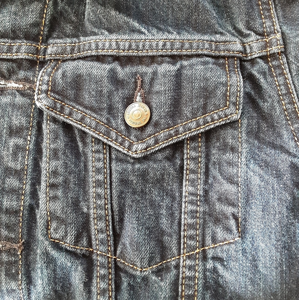 Arizona Jean Company Youth Dark Indigo Denim Jacket - Picture 7 of 9